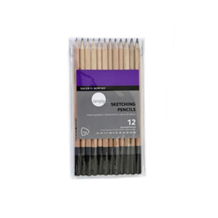 Daler-Rowney Simply Sketch Pencil Set x 12