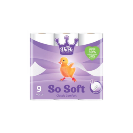 Little Duck Toilet Roll 3 Ply - 9 Pack