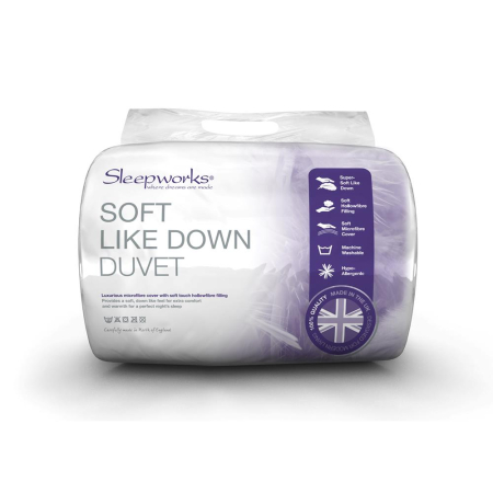 Sleepworks Soft Like Down 13.5 Tog Single Duvet
