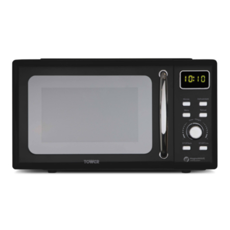 Tower 20L 800w Digital Microwave Black