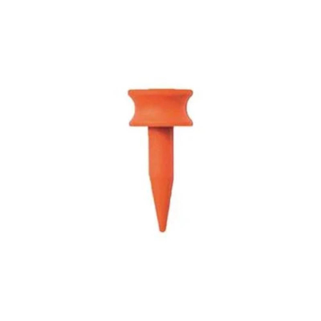 5mm Plastic Castle Tees Orange (20 Pcs)