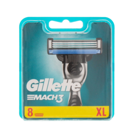 Gillette Mach3 Razorblade Refills (8 Pack)