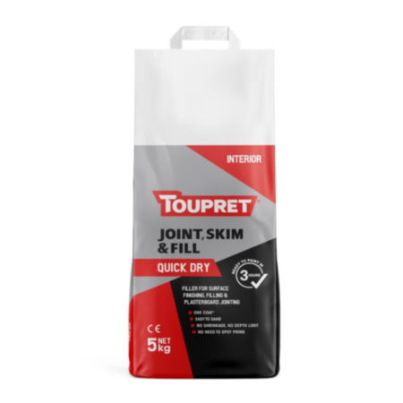 Toupret Joint, Skim & Fill Quick Dry 5kg