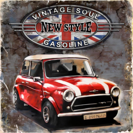 Vintage Soul Mini Framed Image