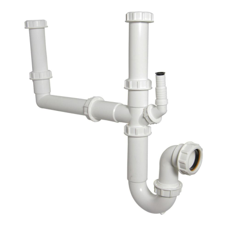 Floplast TW476 40X76mm Seal Double Bowl Sink Kit