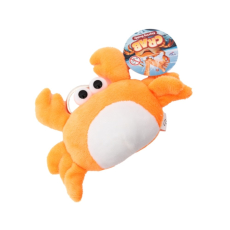 Plush Crab Keyring (10cm)
