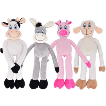 Plush Hanging Farm Animals - 54cm (Assorted)
