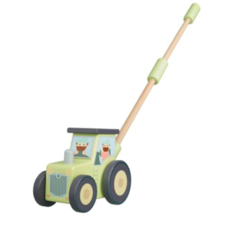 Orange Tree Toys Tractor Push Along 