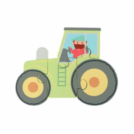 Orange Tree Toys Tractor Mini Puzzle 