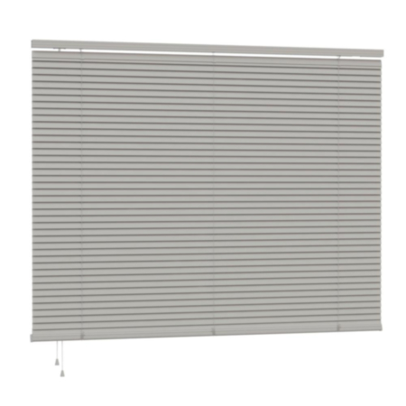 45cm x 152cm Drop 25mm PVC Slat Venetian Blind Grey