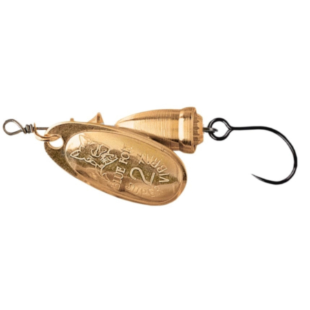Vibrax Original Lure Barbless Single Hook - Size 2 (Gold)