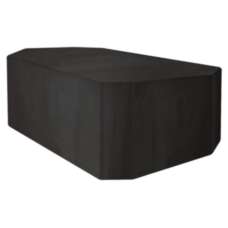 Garland 6 Seater Rectangular Furniture Set Cover Black