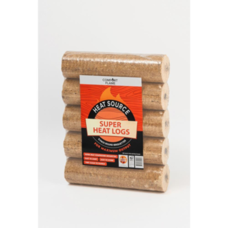 Comfort Flame Super Heat Fire Wood Logs - 5 Pack