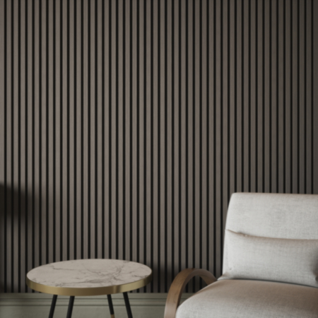 Kraus Acoustic Wall Panel - Alder Grey - 600 x 2400mm