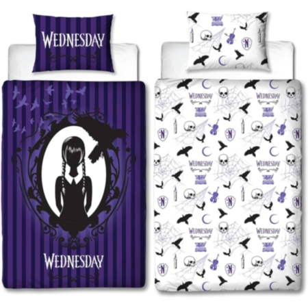 Wednesday Destined Single Reversible Duvet