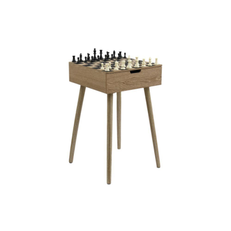 Table With Chess Pieces