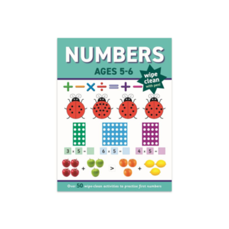 Wipe Clean Book And Pen - Numbers Year 1