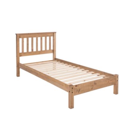 Corona Pine 3'0 Slatted Low End Bedstead