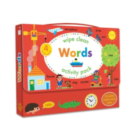 Wipe Clean Carry Case: Words