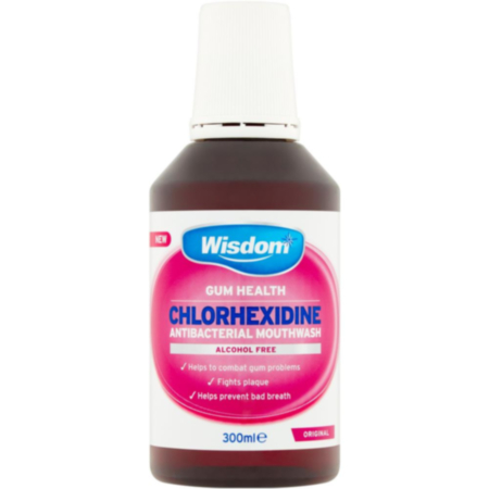 Wisdom Chlorhexidine Alc Free Mouthwash - Original 300ml