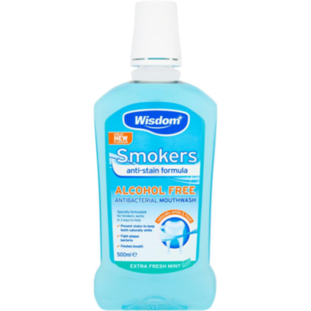 Wisdom Smokers Mouthwash 500ml
