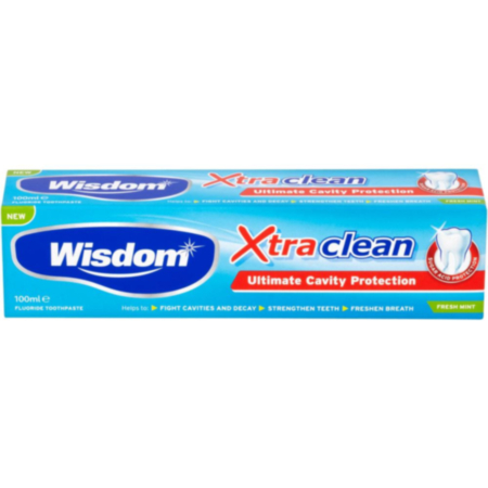 Wisdom Xtra Clean Toothpaste 100ml