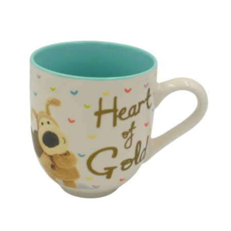 Boofle Mug - Heart Of Gold Pale Mint