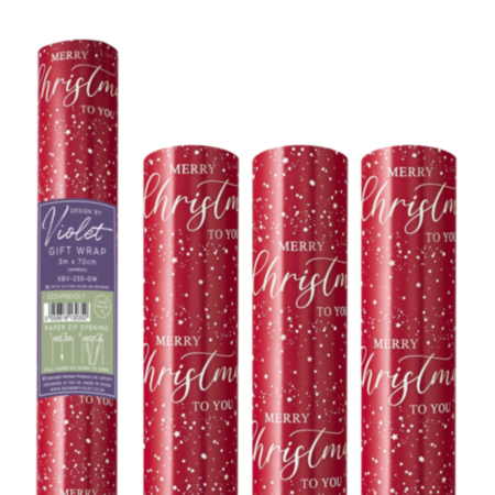Gift Wrap | 3m Roll - Merry Christmas
