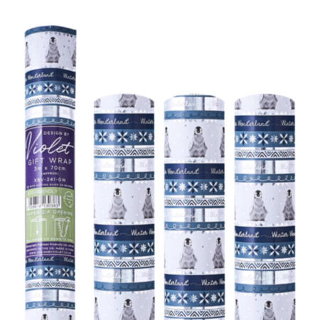 Gift Wrap | 3m Roll - Penguin