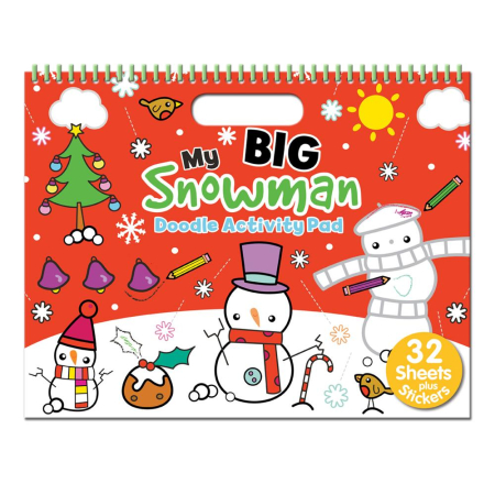 Landscape Doodle Book - Snowman 