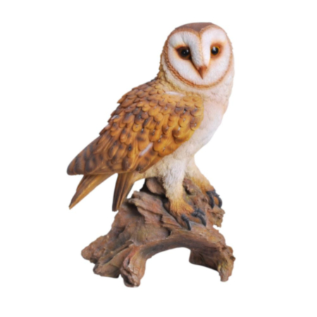 Vivid Arts Real Life Barn Owl Garden Ornament