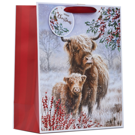 Gift Bag - Highland Cow (Large)