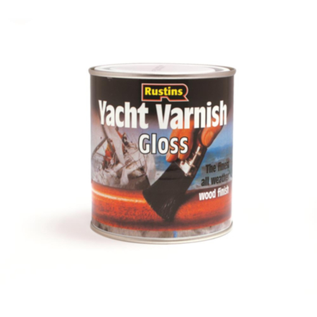 Rustins Yacht Varnish Gloss Finish Clear 1L