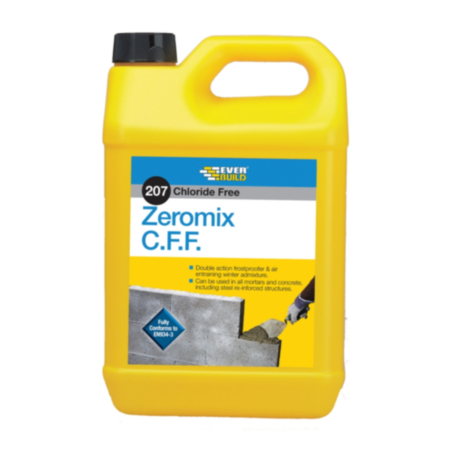 Everbuild 207 Chloride Free Zeromix C.F.F (5 Litre)