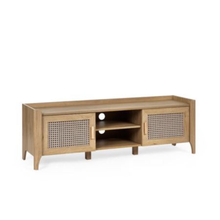 Sydney Media Unit in Oak Finish