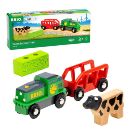 BRIO® WORLD Farm Battery Train