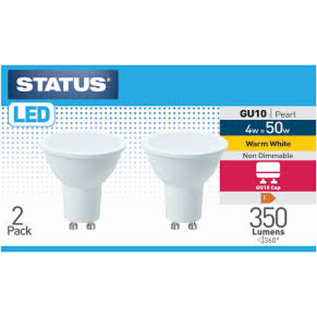 Status 50w GU10 LED Pearl Warm White Bulb