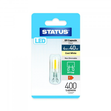 Status 40w LED G9 Cool White Bulb
