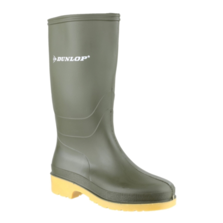 Dunlop Dulls Kids Wellington Boots - Green