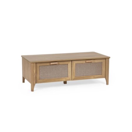 Sydney 2 Drawer Coffee Table in Oak Finish