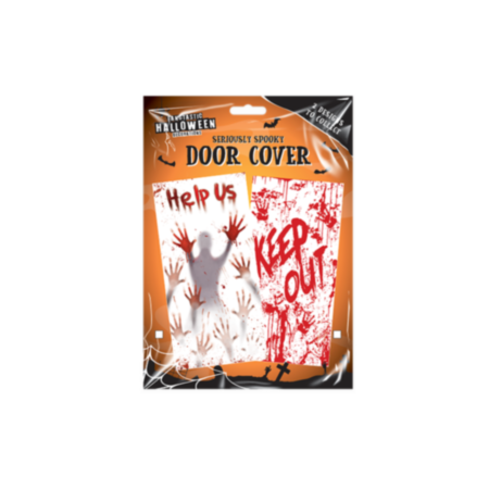 Halloween Scary Door Cover