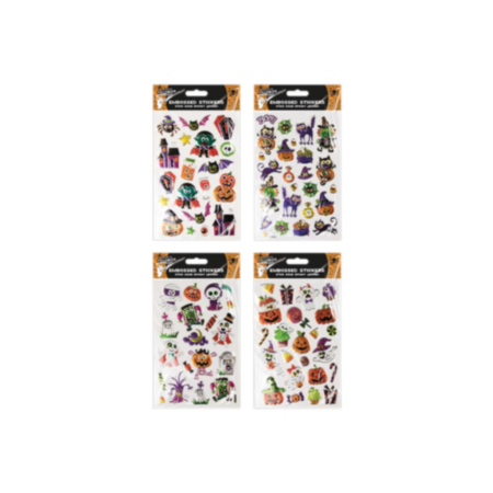 Embossed Foil Halloween Stickers