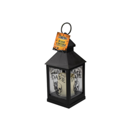Black Halloween Lantern 24.5cm
