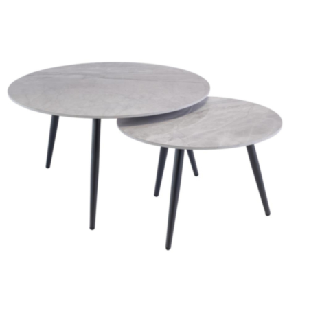 Luna Coffee Table Set - Grey