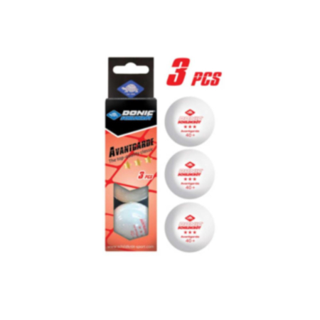 3-Star White Avantgarde Ball - 3 Pack