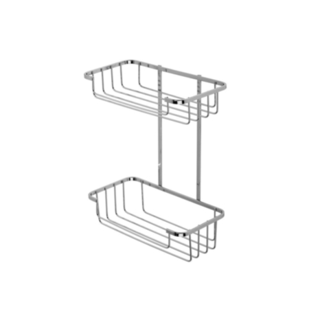Rust Free Two Tier Cosmetic Basket