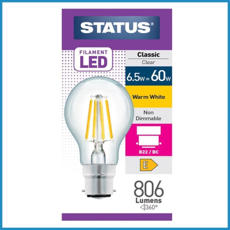 Status 60w Filament LED Bulb