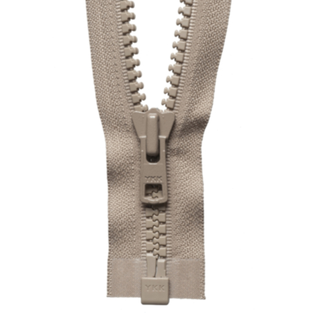YKK Vislon Heavyweight Open End Zip - Fawn (66cm)