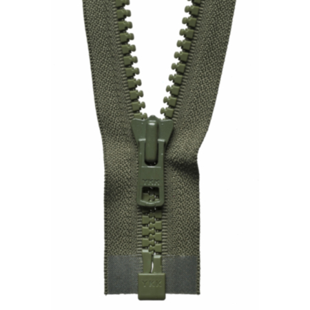YKK Vislon Heavyweight Open End Zip - Khaki (76cm)
